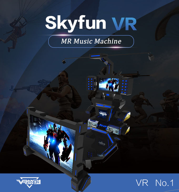 เกมอาร์เคด Skyfun 9D VR Simulator พร้อมดนตรีเกมรับประกัน 12 เดือน