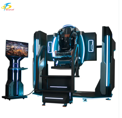 720 ° VR Fun Reversal Star Single Player Simulator หน่วยหมุน 361 ° เอกลักษณ์ ระยะการเคลื่อนไหวที่ใหญ่ สร้างพรีเมี่ยม เกมส์ VR ที่หลุมซึม