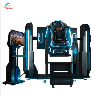720 ° VR Fun Reversal Star Single Player Simulator หน่วยหมุน 361 ° เอกลักษณ์ ระยะการเคลื่อนไหวที่ใหญ่ สร้างพรีเมี่ยม เกมส์ VR ที่หลุมซึม