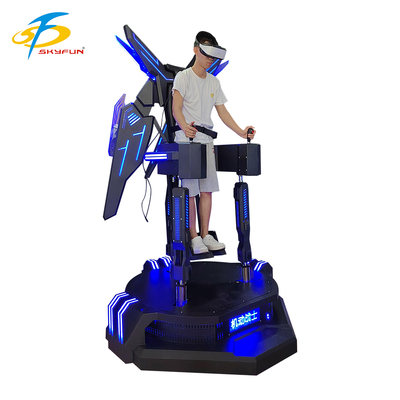 VR Flight Simulator ประสบการณ์การบิน VR 9 มิติที่น่าทึ่ง ด้วยการสั่นสะเทือนขึ้นลง การควบคุมแบบอินเตอร์เอคทีฟ และผล LED