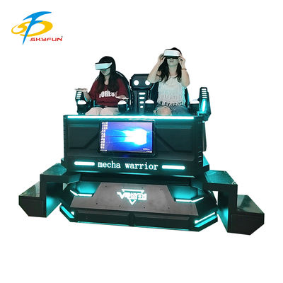 9D VR เครื่องจำลองนักรบเมชา - โรงภาพยนตร์ VR ที่นั่งคู่พร้อมการเคลื่อนไหวแบบไดนามิก เอฟเฟกต์พิเศษ และการต่อสู้ที่สมจริงสำหรับ VR Arcade และศูนย์เกม