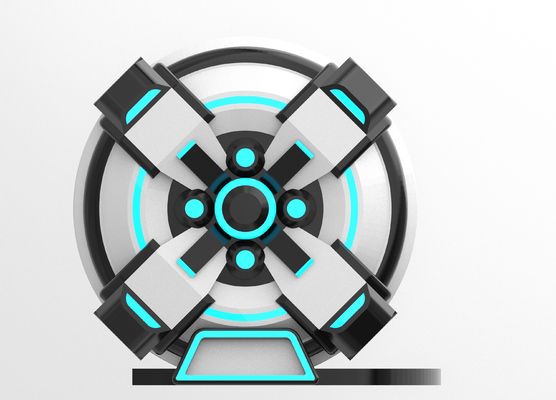 เครื่องจักรเวลาที่สนุกสนาน 2 ที่นั่ง VR ซิมูเลอเตอร์โรงภาพยนตร์ ภาพยนตร์เคลื่อนไหว Crank, การออกแบบไฟเบอร์กล๊าส, ที่นั่งคู่สําหรับผู้ปกครอง-เด็กหรือคู่รัก, 56 เกมส์, DPVR E3-S & 44 นิ้ว มอนิเตอร์สัมผัส