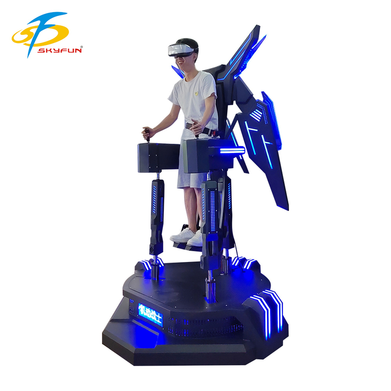 VR Flight Simulator ประสบการณ์การบิน VR 9 มิติที่น่าทึ่ง ด้วยการสั่นสะเทือนขึ้นลง การควบคุมแบบอินเตอร์เอคทีฟ และผล LED