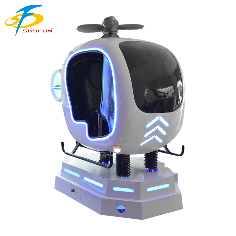 9D VR เครื่องจำลองการบินเครื่องบิน - เกม VR เฮลิคอปเตอร์และเครื่องบินแบบโต้ตอบ, การเคลื่อนไหวหลายองศา, การควบคุมจอยสติ๊ก, ประสบการณ์ VR ความละเอียดสูงสำหรับอาร์เคด
