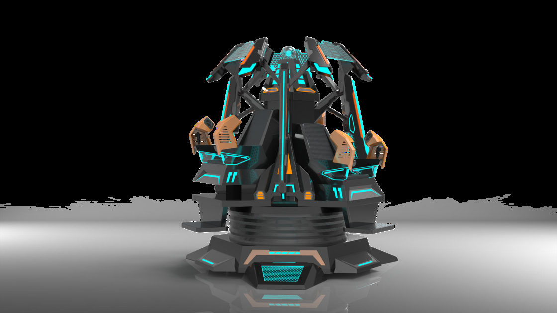 เครื่องจำลองโรงภาพยนตร์ VR 3 ที่นั่ง Fun Star Tower | การออกแบบการเคลื่อนไหว 9-DOF สุดพิเศษ, จอแสดงผล 360°, เอฟเฟกต์พิเศษหลายแบบ, แว่นตา DPVR & การขับขี่ที่ดื่มด่ำสำหรับผู้เล่น 3 คน – ผู้ผลิต SKYFUN