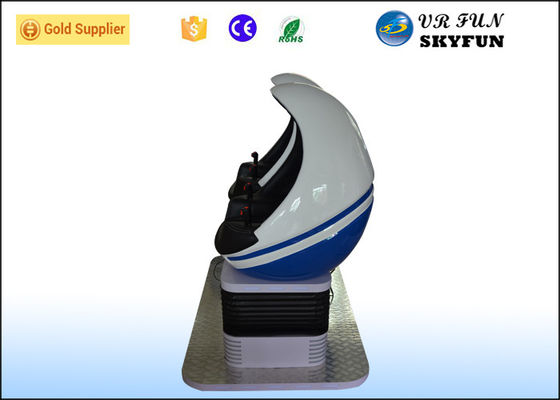 Theme Park 9D VR Cinema / เครื่องจำลองการเคลื่อนไหวเสมือนจริงรูปไข่ด้วยระบบบัญชี