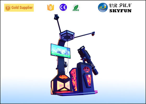 ผู้เล่นเดี่ยว VR Simulator Simulator ประเภทนั่งวิดีโอ 3D VR เกมต่อสู้ / VR Gatling