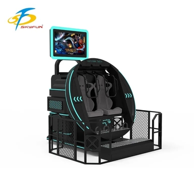 SKYFUN 360° Full-Rotation VR Motion Simulator Ride. นั่งเก้าอี้ความเป็นจริงแบบเวอร์ชัวร์แบบอัมเมรชั่น ด้วยแพลตฟอร์มแบบไดนามิก เนื้อหาเกม AR/VR หูฟัง 4K การติดตามการเคลื่อนไหว การตอบสนองทางการสัมผัส และการสนับสนุนมือสอง
