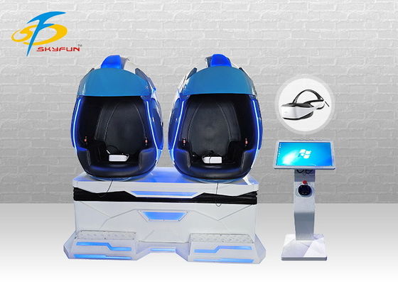 Skyfun 9D Virtual Reality เก้าอี้ไข่พร้อม 91 เกมสำหรับสโมสรและสนามบิน