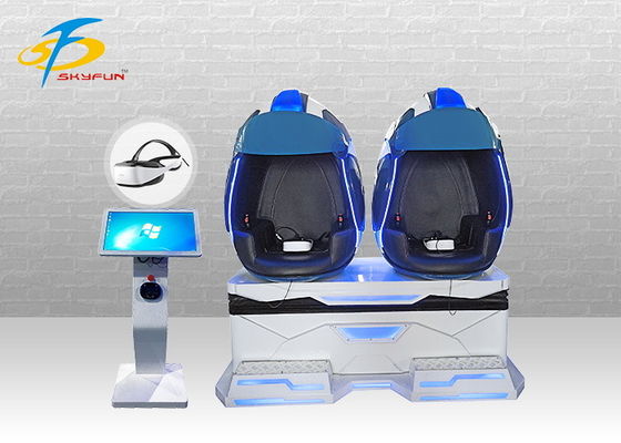 สวนสนุกที่น่าดึงดูดเก้าอี้ VR Egg Egg + 9D VR Cinema พร้อมเกมยิง