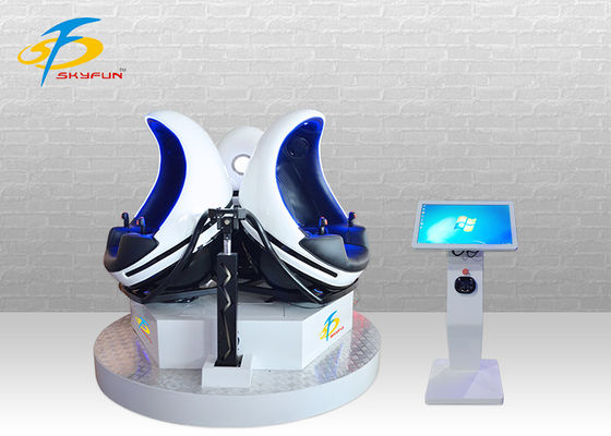 Fibergalss Material Reality VR เก้าอี้ไข่สำหรับผู้ใหญ่ / 9D ประสบการณ์เสมือนจริง